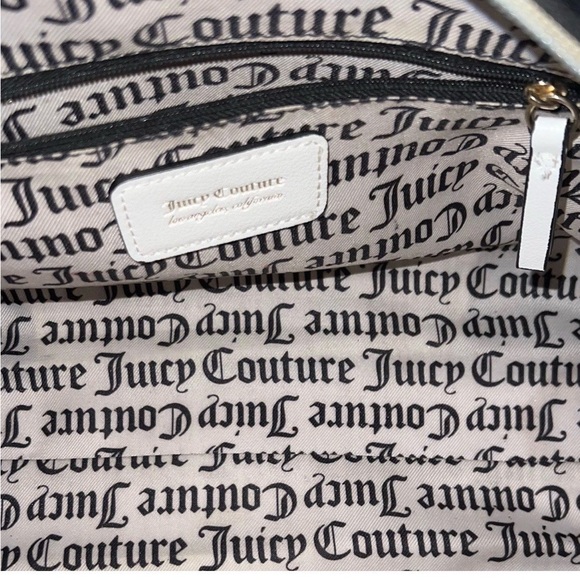 Juicy Couture Black & White Logo Satchel with Branded Strap - Picture 3 of 8